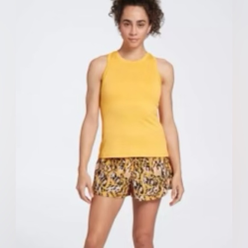 NWT Calia Woman’s Plus Sized Step-up Workout Stretch Elastic Shorts Animal print